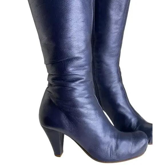 CHIE MIHARA VINTAGE GENUINE LEATHER BOOTS WOMEN'S SIZE 36.5 - Picture 7 of 11